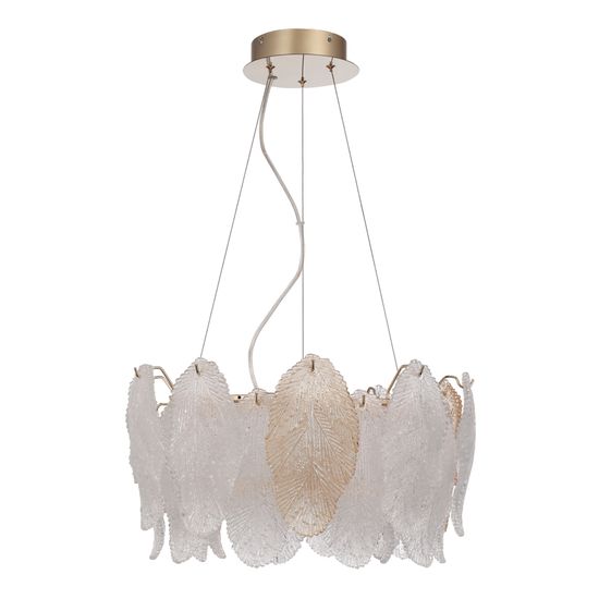 SL6135.203.01 Светильник подвесной ST-Luce золото/прозрачный, янтарный LED 1*30W 3000K LIGHTSOME