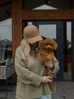 Поводок для мальтпу , мелких собак , 10 мм , 3 м , хаки