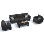 Лаунж зона Ideal Patio БЕЛЛИСА С с трехместным диваном - маренго