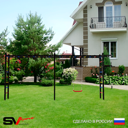 Уличная шведская стенка Sv Sport рукоход х 2 У51500 (Турник/Брусья/"Лодочка")