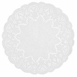 Салфетки резные, 20 см, 100 шт/уп