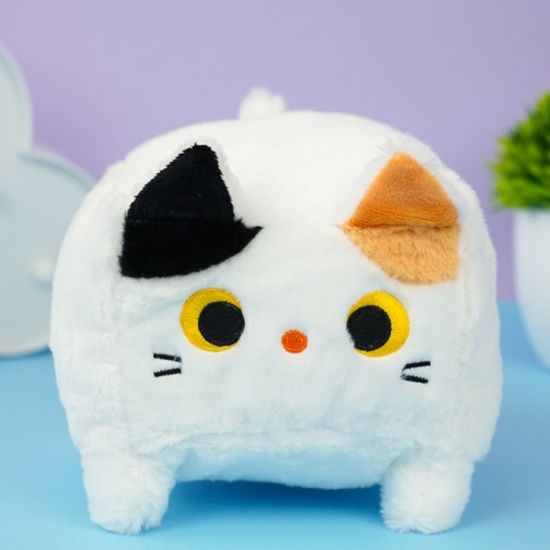 Мягкая игрушка Котенок белый, 15 см