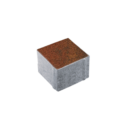 Тротуарная плитка КВАДРАТ 100х100 мм - Листопад гранит Арабская ночь