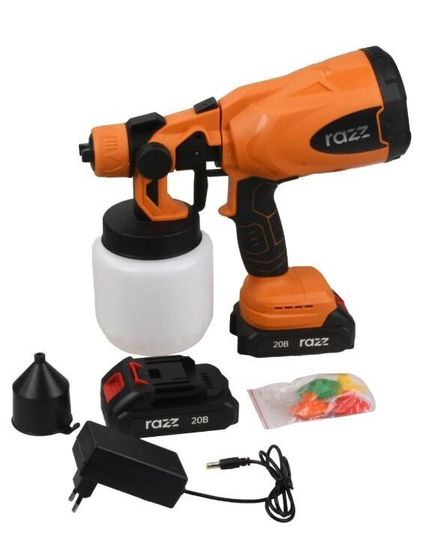 Аккумуляторный краскопульт RAZZ CPS-20