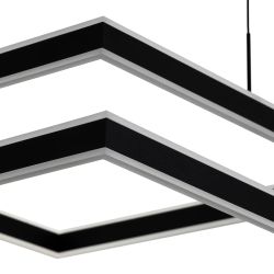 Citilux Дуэт CL719K211 LED Люстра подвесная с пультом Чёрная