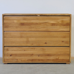 Комод деревянный Дольче Вита с 3 глубокими ящиками, из массива дикого дуба