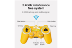 Радиоуправляемый фермерский трактор Double Eagle JCB с прицепом 2.4G масштаб 1:16 - E360-003