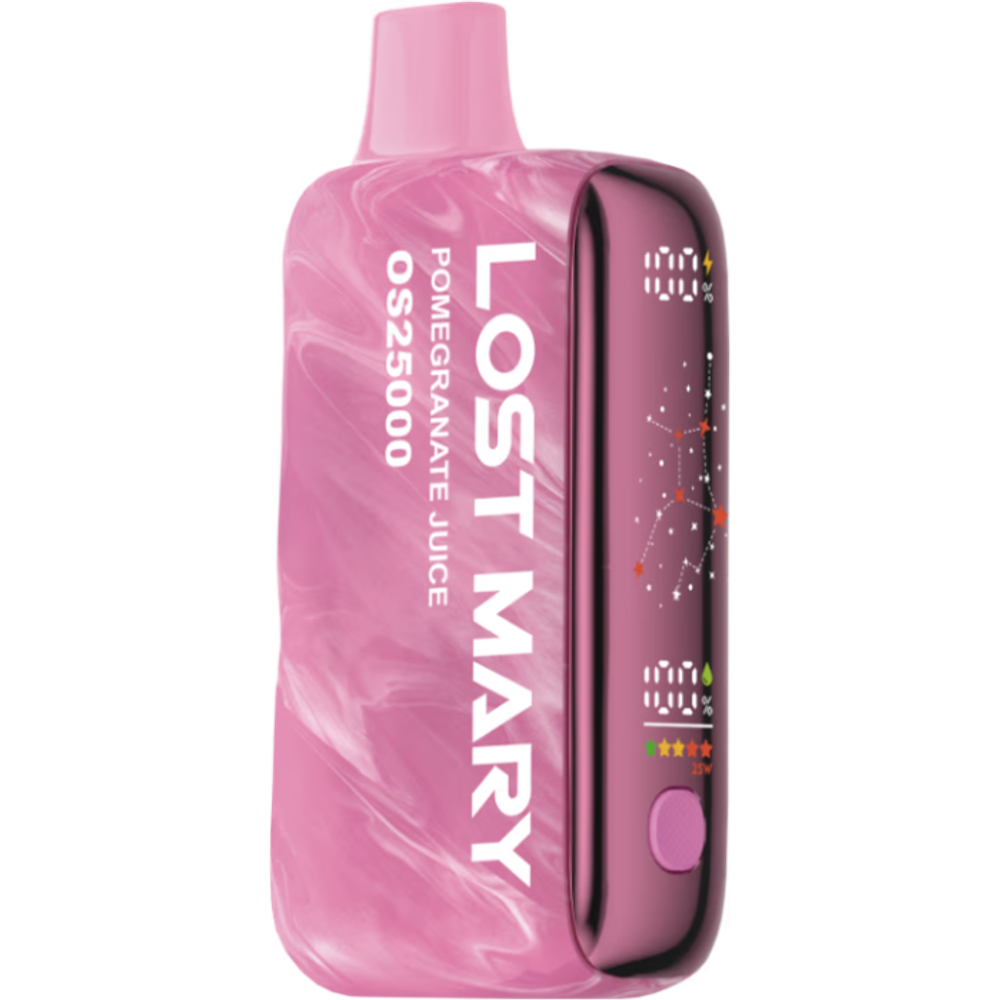 Одноразовая электронная сигарета Lost Mary OS - Гранатовый Сок (25000 затяжек) Одноразовая электронная сигарета Lost Mary OS - Гранатовый Сок (25000 затяжек)