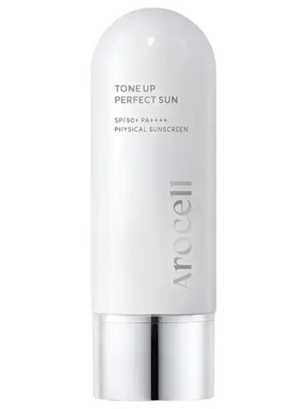 Arocell Тонирующий солнцезащитный крем с каламином для чувствительной кожи SPF50 Tone Up Perfect Sun Physical Sunscreen 50 гр