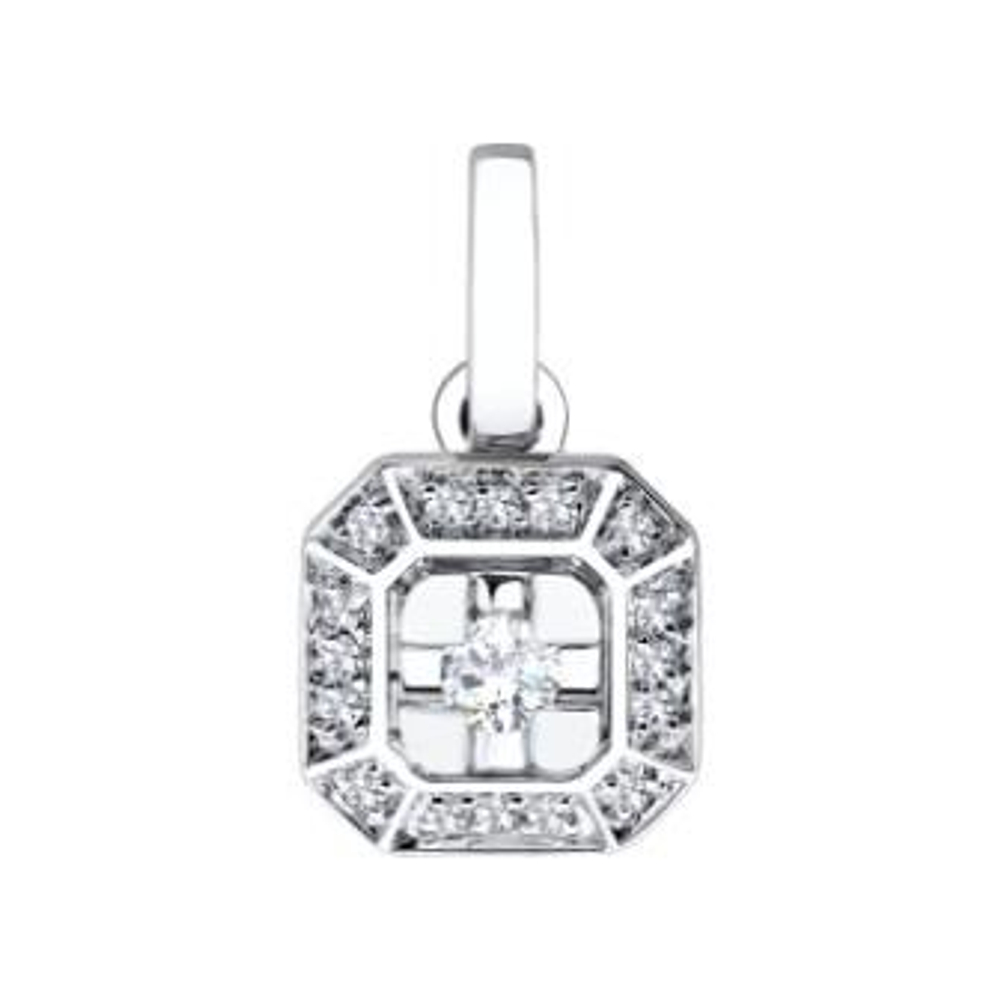 Подвеска из золота с бриллиантами