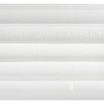 Радиатор биметаллический STOUT Space 350 - 4 секции (подключение боковое, цвет белый)