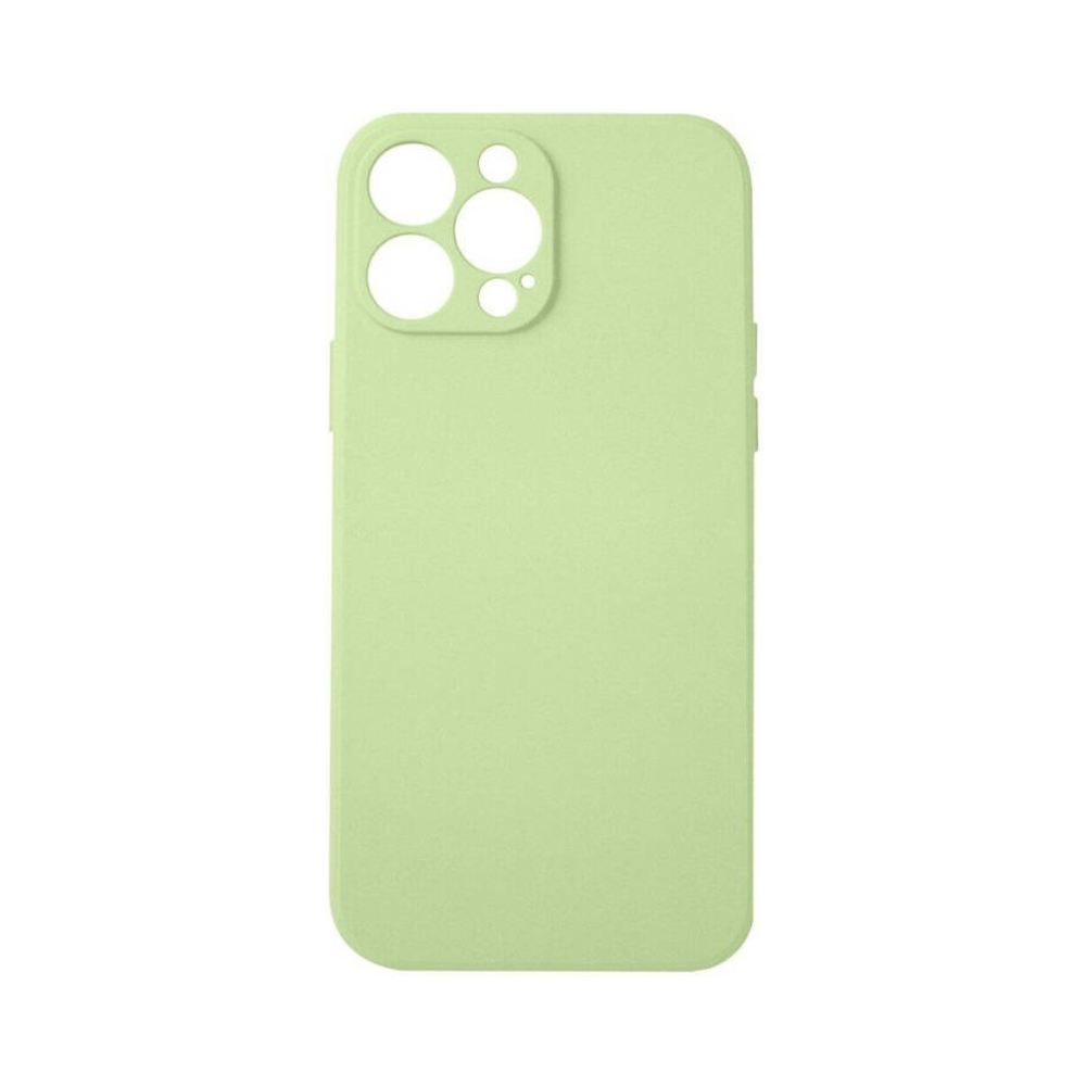 Силиконовый матовый чехол Soft Case для iPhone 15 Pro, зеленый