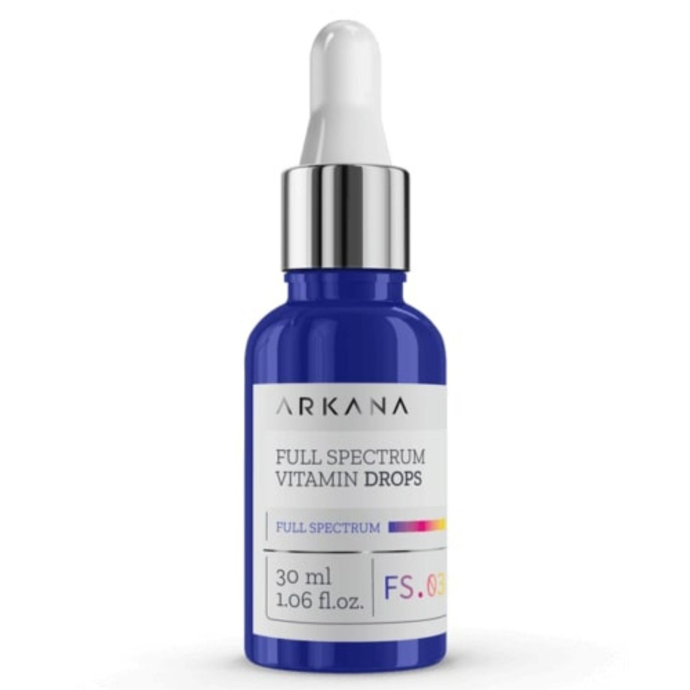 Омолаживающие капли для лица с витамином D3, Full Spectrum Vitamin Drops , 30 мл