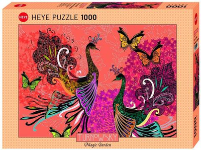 Пазл 1000эл. Павлины и бабочки (Heye)