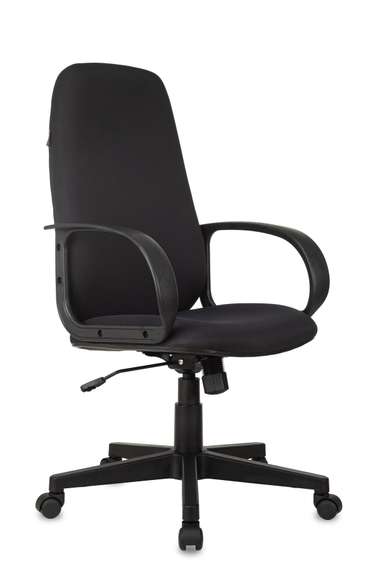 Кресло руководителя Бюрократ Ch-808AXSN темно-серый TW-12 крестов. пластик