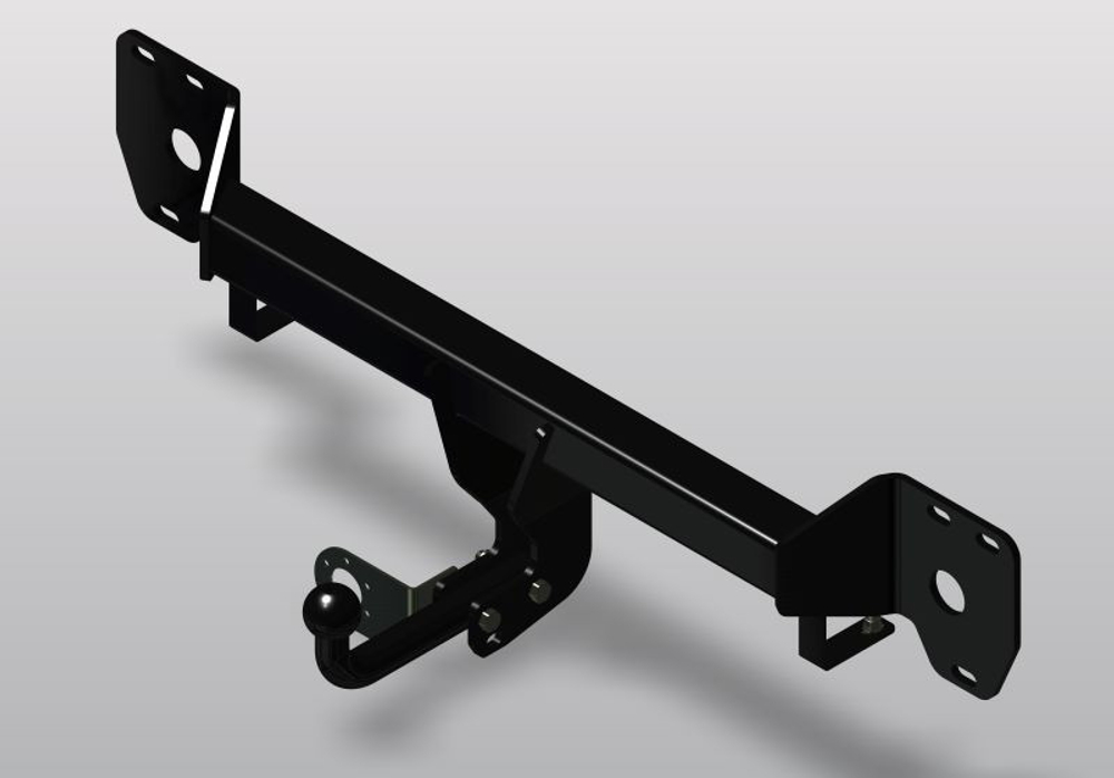 Фаркоп для Geely Tugella 2020-2024, KnewStar 001 2024- условно-съемное крепление шара, GL 03