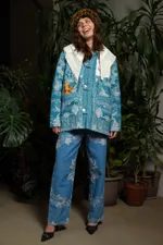 Куртка Soeurs Цвета Морской Волны / Sea Wave синяя