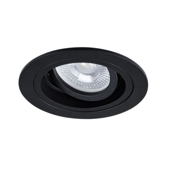 A2177PL-1BK Светильник потолочный встраиваемый TARF для MR16 Ø92x25мм черный IP20 монтаж Ø83мм