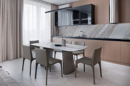 Стул Garda Decor обеденный экокожа бежевый 56*48*81 см