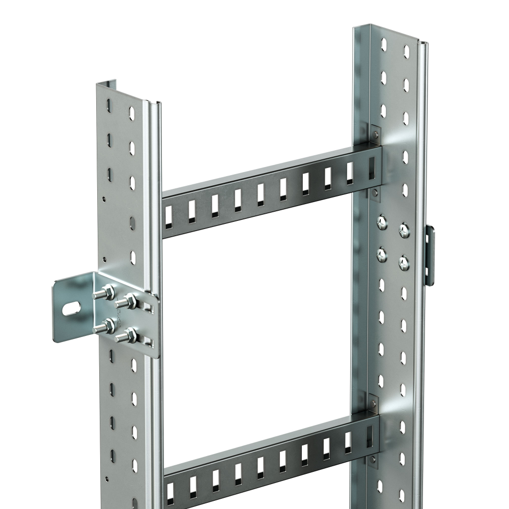 Стеновое крепление лотка (кронштейн), цинк-ламельное