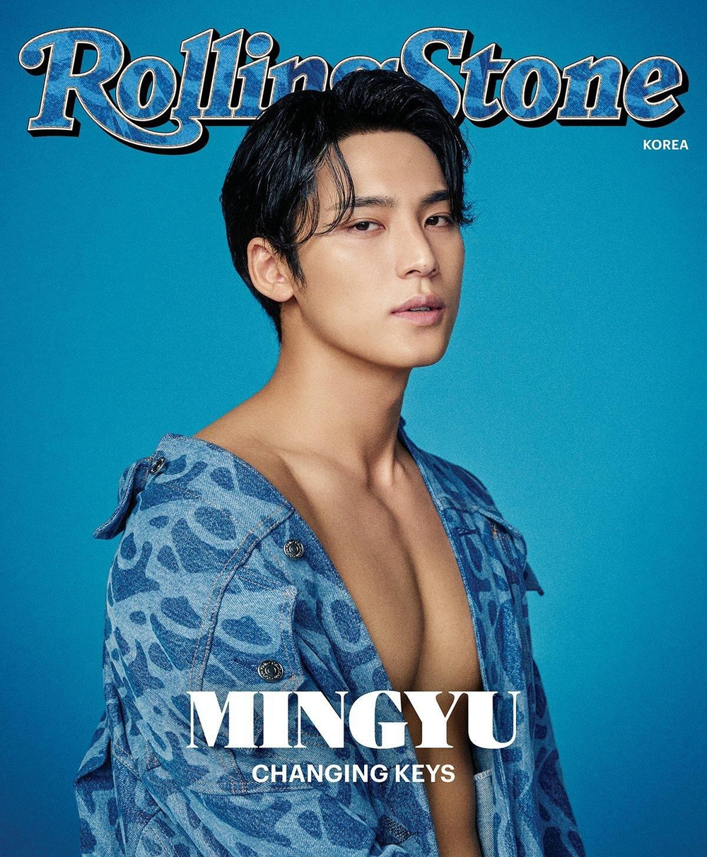 публикация ROLLING STONE KOREA - 13th ISSUE SEVENTEEN MINGYU, KISS OF LIFE