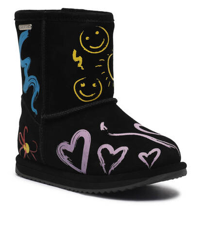 Кожаные угли Hollis EMU Australia - черный(K13102)