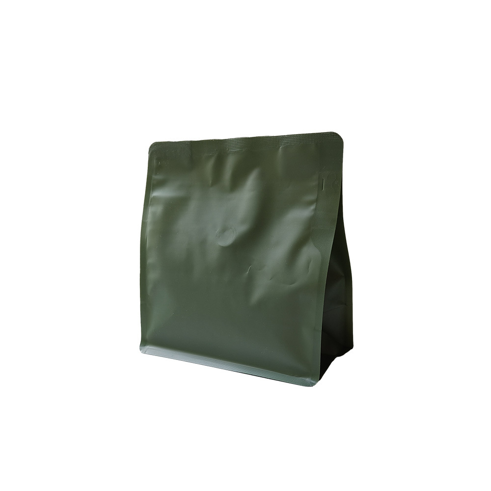 Пакет для кофе 0,2 кг (Квадропак — тёмно-зелёный)