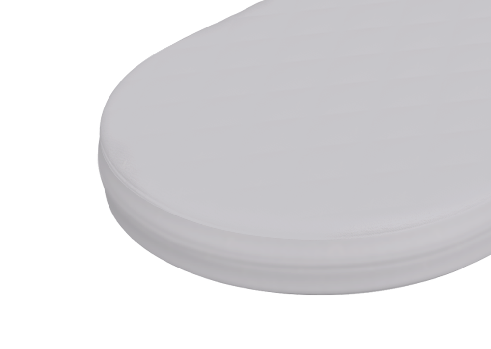 Простынь для кроватки Ellipsebed (серый, сатин)