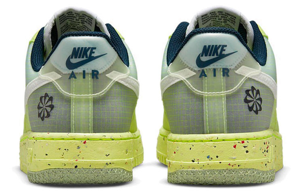 Nike Air Force 1 Low Crater "Lemon Twist" wear-resistant non-slip low-top sneakers men's lemon yellow