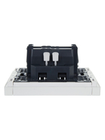 FORTE&PIANO Выключатель 1-клавишный проходной 10А FP203 белый IEK