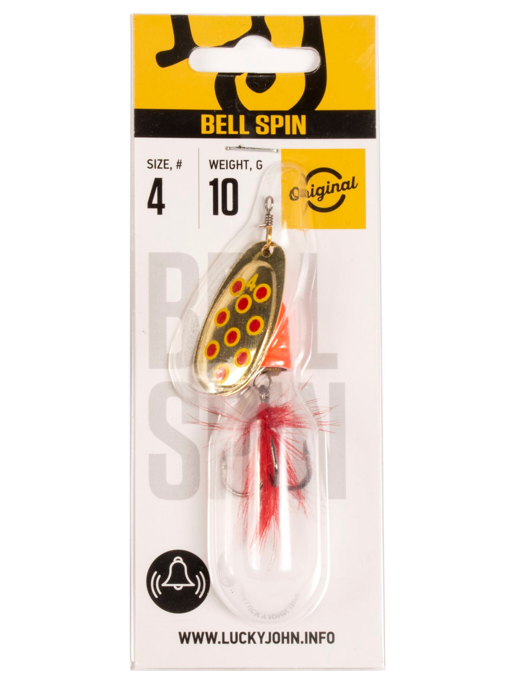 Блесна вращ. Lucky John BELL SPIN 04 010.0г GRD