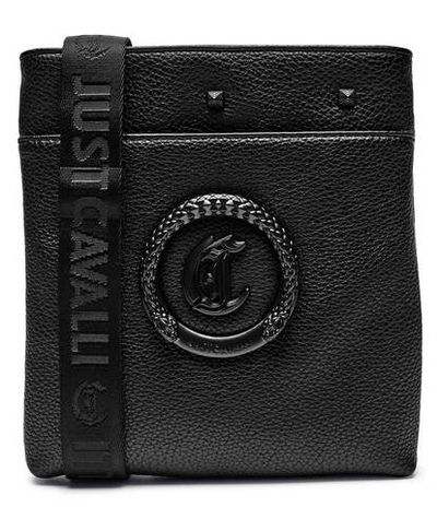 Кожаная сумка кросс-боди Just Cavalli - черный(77QA4B43ZSA19)