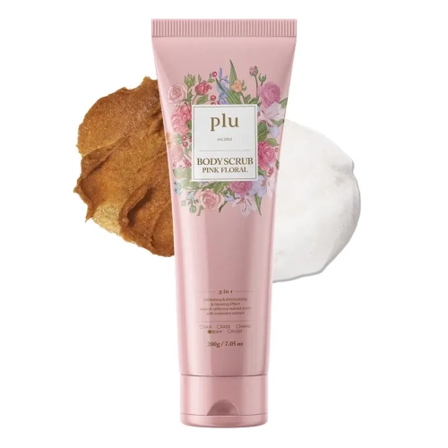 PLU Pink Floral Original Body Scrub 200 g Скраб для тела