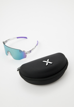 Спортивные очки HILX Savage (L) Shiny Crystal Grey Purple / Purple Lens