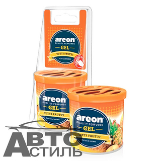 Ароматизатор в банке под сиденье Areon GEL САN 80гр - ТуттиФрутти\TuttiFrutti