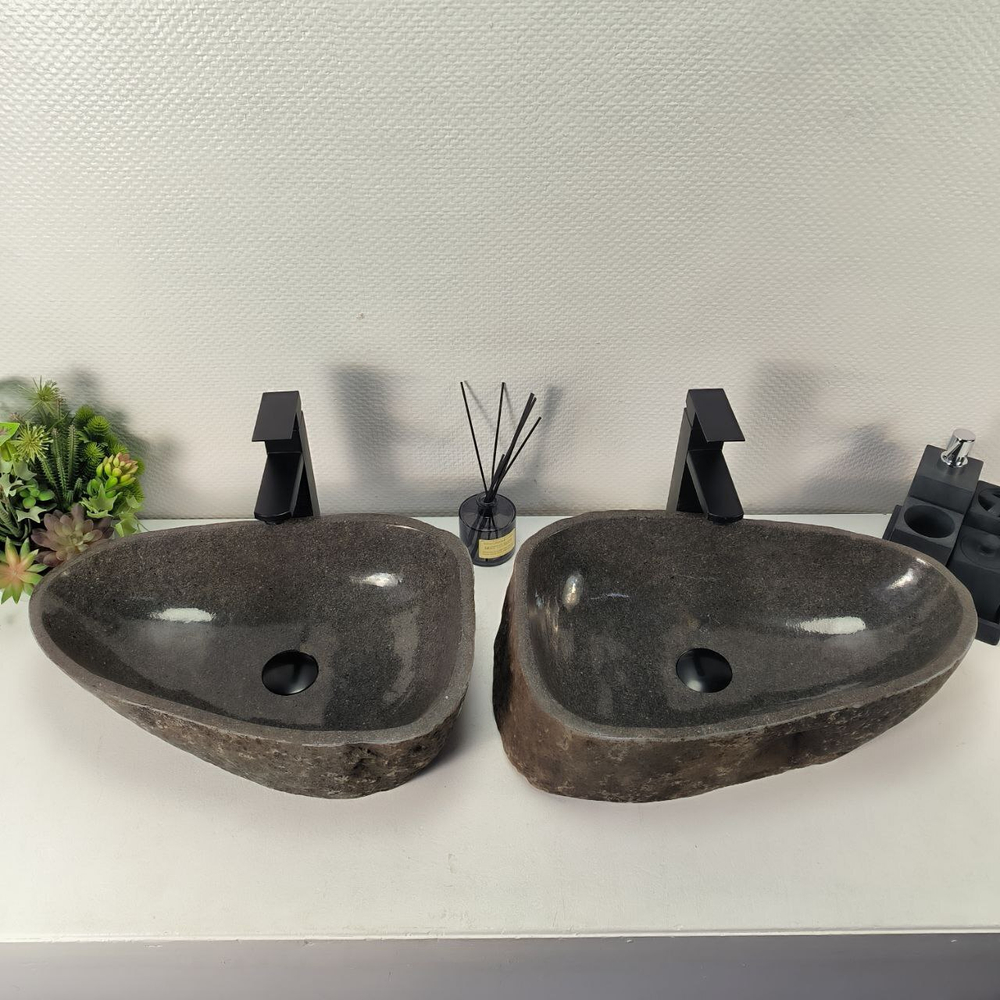 Раковина из речного камня ПАРА! RS-64964 53*34*14 0866