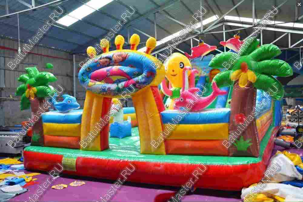 Коммерческий батут "Солнечный осьминожек"
