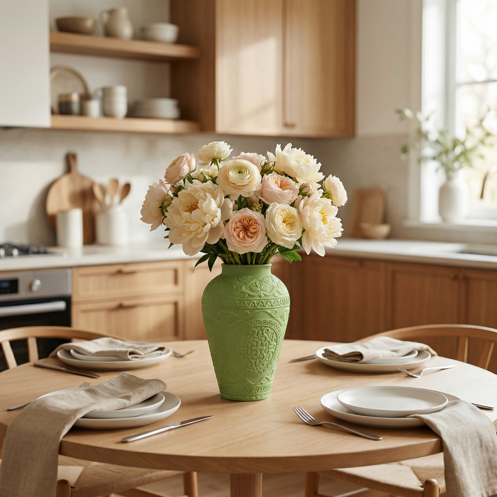 Авторская керамическая ваза ручной работы