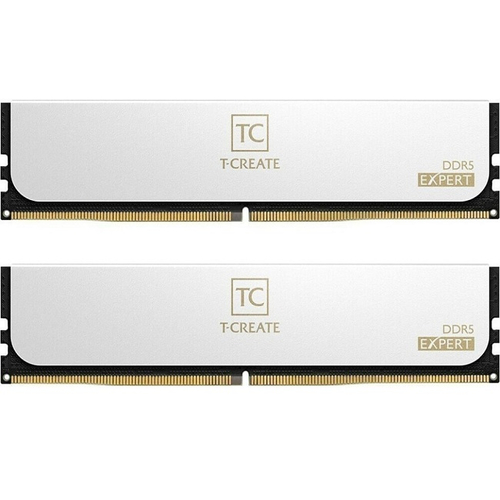 Модуль памяти DIMM DDR5 32Gb, 6000Mhz, 2x16Gb, Team Group T-CREATE Expert White (CTCWD532G6000HC38GDC01)