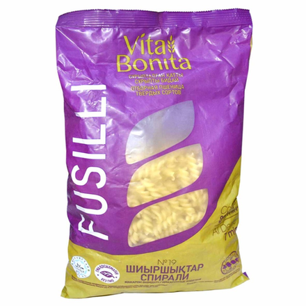 Макароны Vita Bonita Спираль 400 гр
