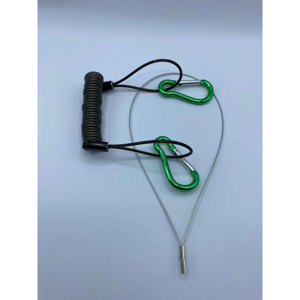 Трос страховочный серый для инструмента