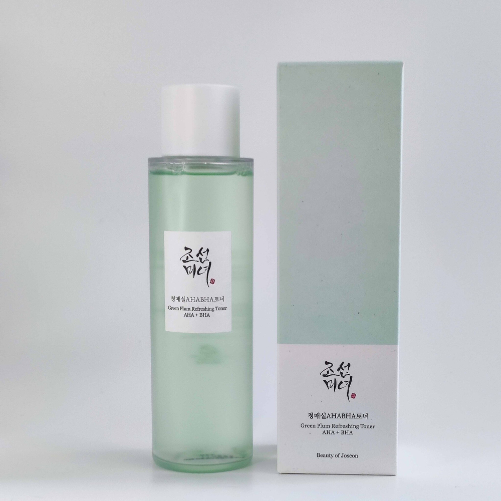 Beauty of Joseon Очищающий тонер с AHA и BHA кислотами Green Plum Refreshing Toner отшелушивающий 150 мл