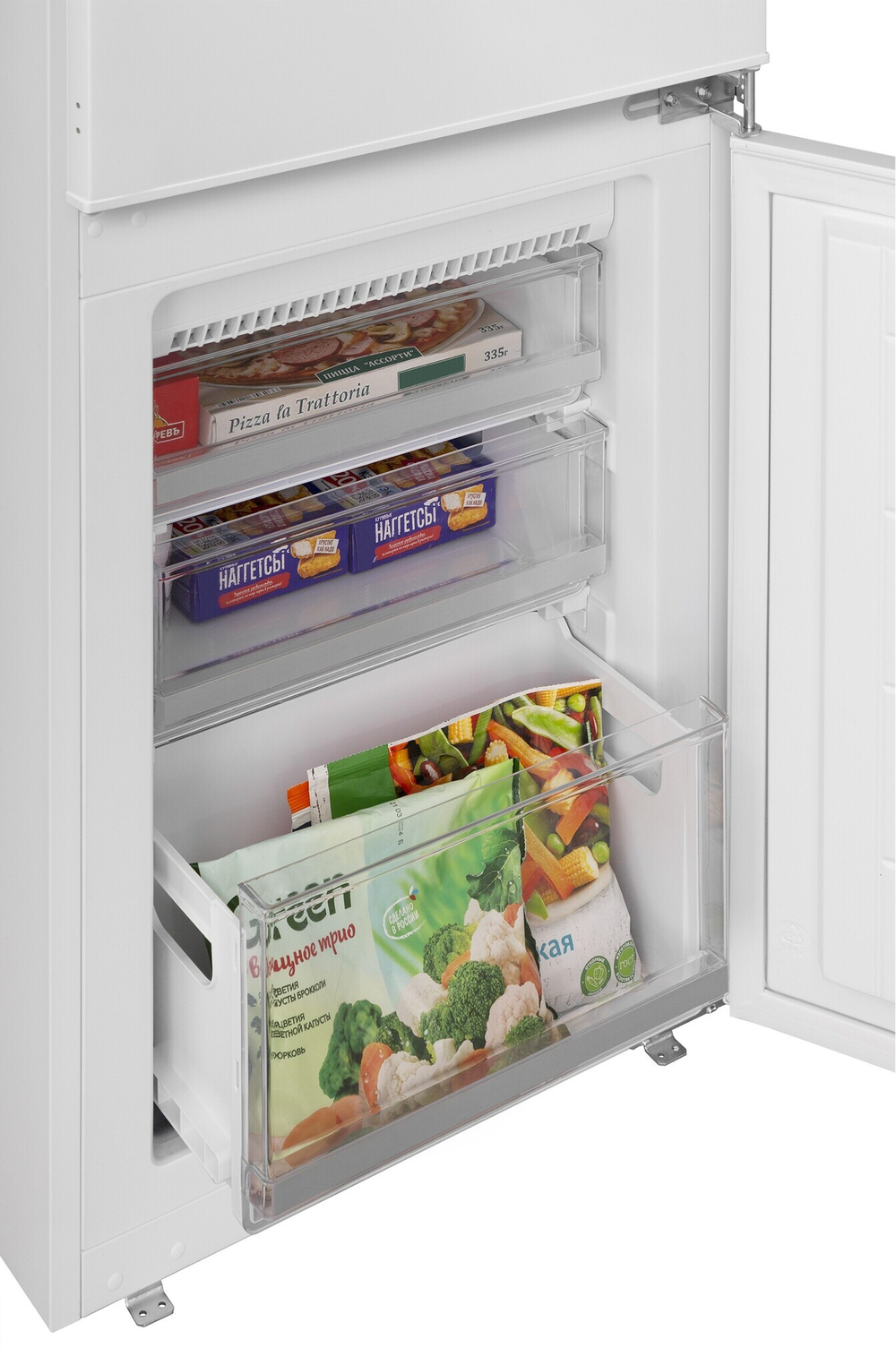 Встраиваемый холодильник Meferi MBR193 LOW FROST LIGHT фото 12