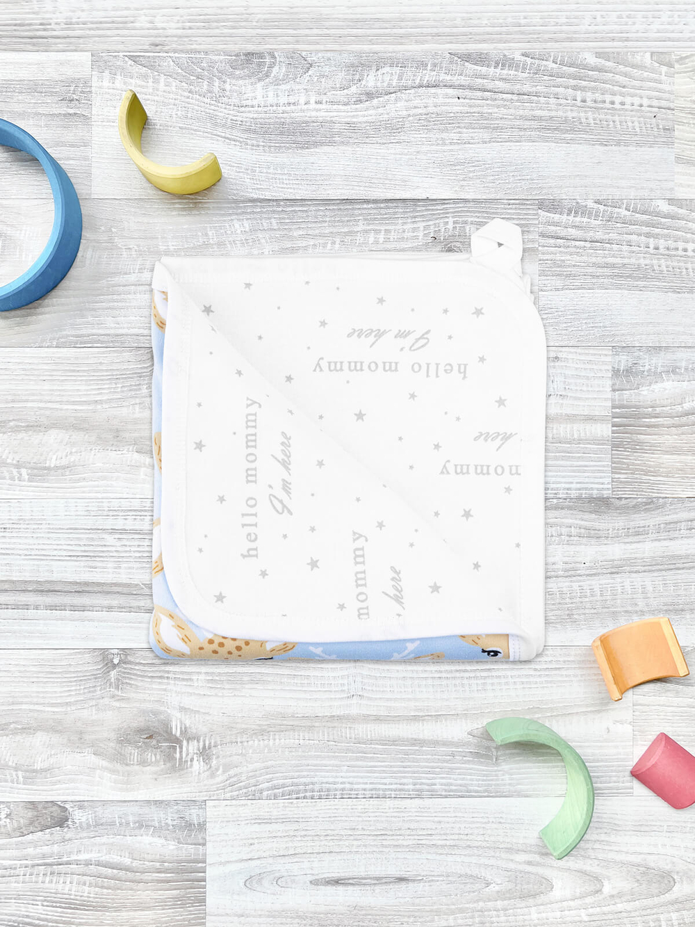 Двусторонний плед Mjölk Оленята NEW