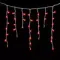 Светодиодная бахрома мерцающая 3,1*0,5 м, 220V., 150 красных LED ламп, соединяемая, прозрачный ПВХ, Beauty Led (PIL150BL-10-2R)