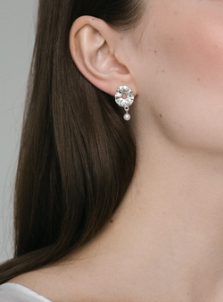 серьги атоллы мини с жемчугом