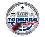 Пули пневматические "Торнадо-Магнум", 0,78 г. (100 шт)
