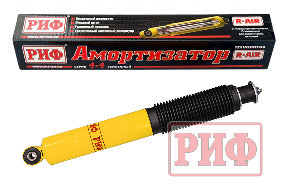 Амортизатор усиленный передний УАЗ Патриот лифт 100 мм РИФ