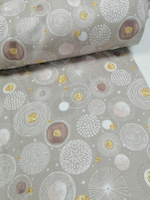 Футер (принт). Круги на светлом, ВО