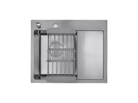 Мойка AVIVA 58*48, Нано-Сатин (арт. NS5848L), левая